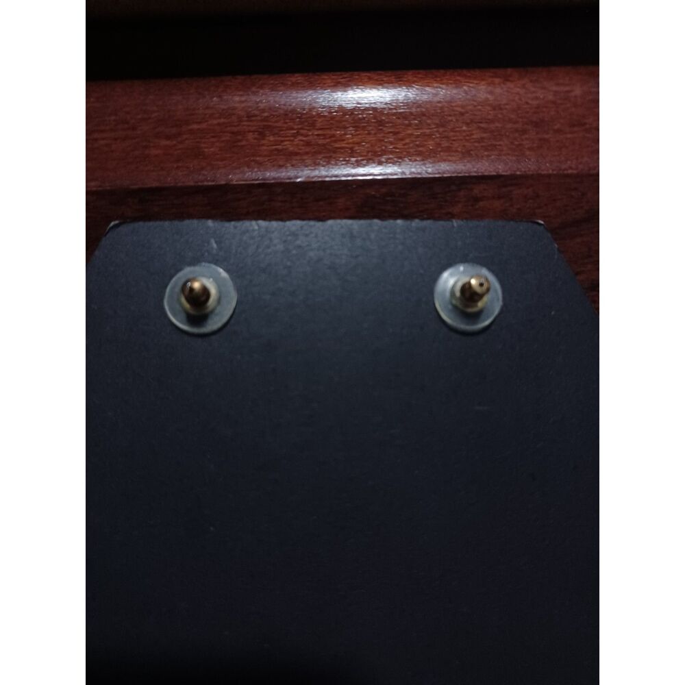Vintage LUNCH AT THE RITZ Pink Cadillac Dangle Post Earrings 2.2" Long - Picture 3 of 4